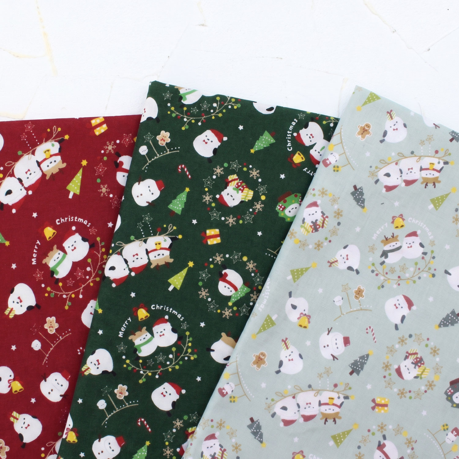 ■SP6516HR-1 2026XmasCollection クリスマス柄 シーチング 巾約110cm ×原反約13m (巻)