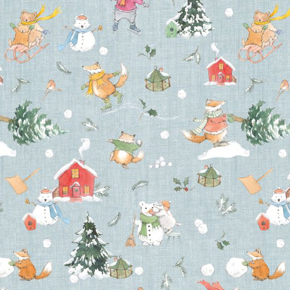 ■ACU3523-894R Acufactum Print Fabric, Approx. 150cm Wide, approx. 10m (roll)