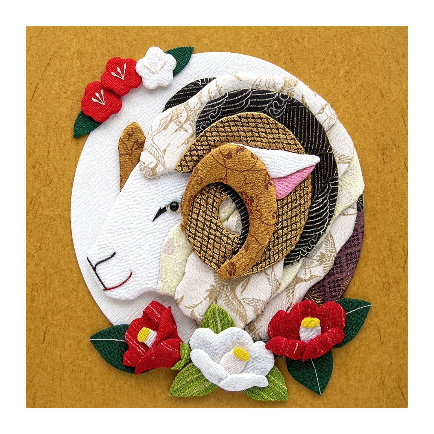 H8123 Zodiac Kit: Lucky Sheep Oshi-e (Bagged)