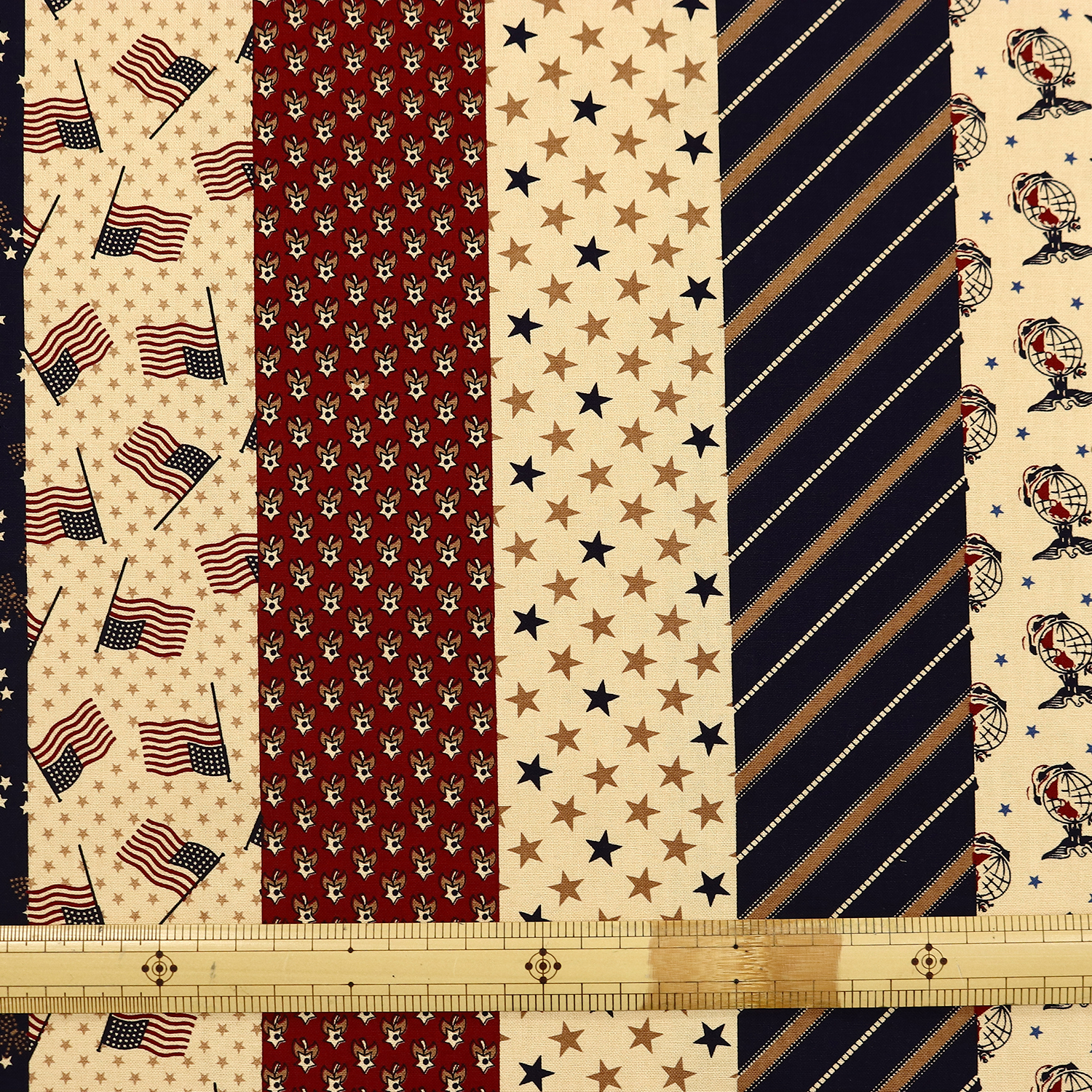 [Web-only, imported fabric special price] ■GENUSA-14 USA printed fabric roll (roll)