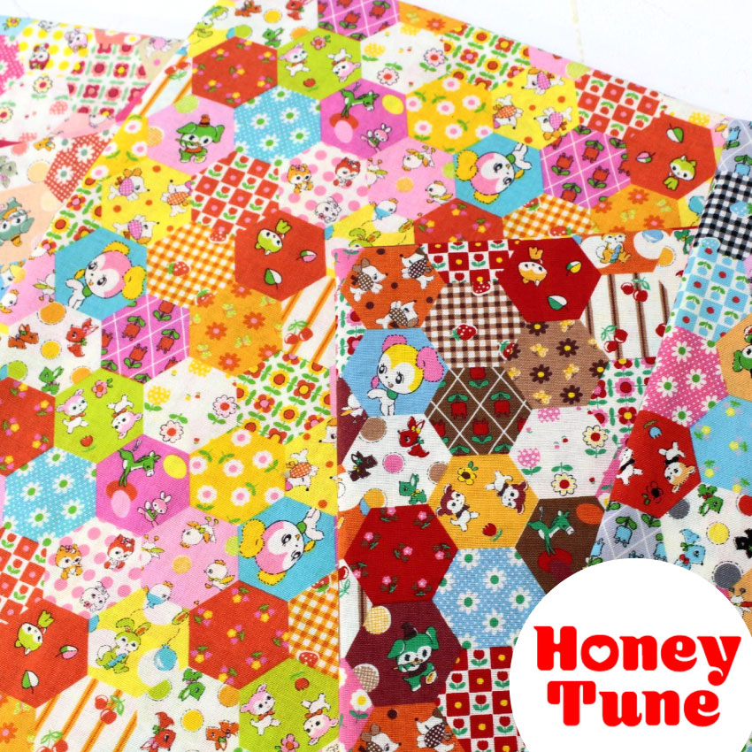 CHU058-1 Honey Tune Petit Hexagon, 1m/unit (m)