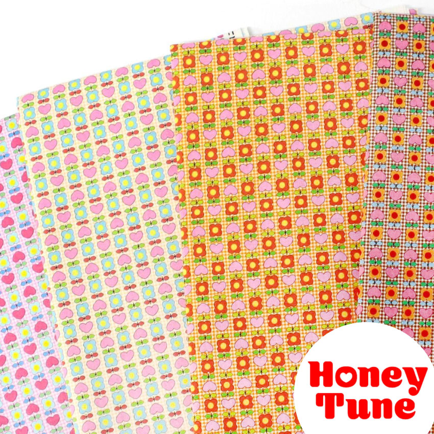 CHU058-3 Honey Tune Petit Heart Flower, 1m/unit (m)