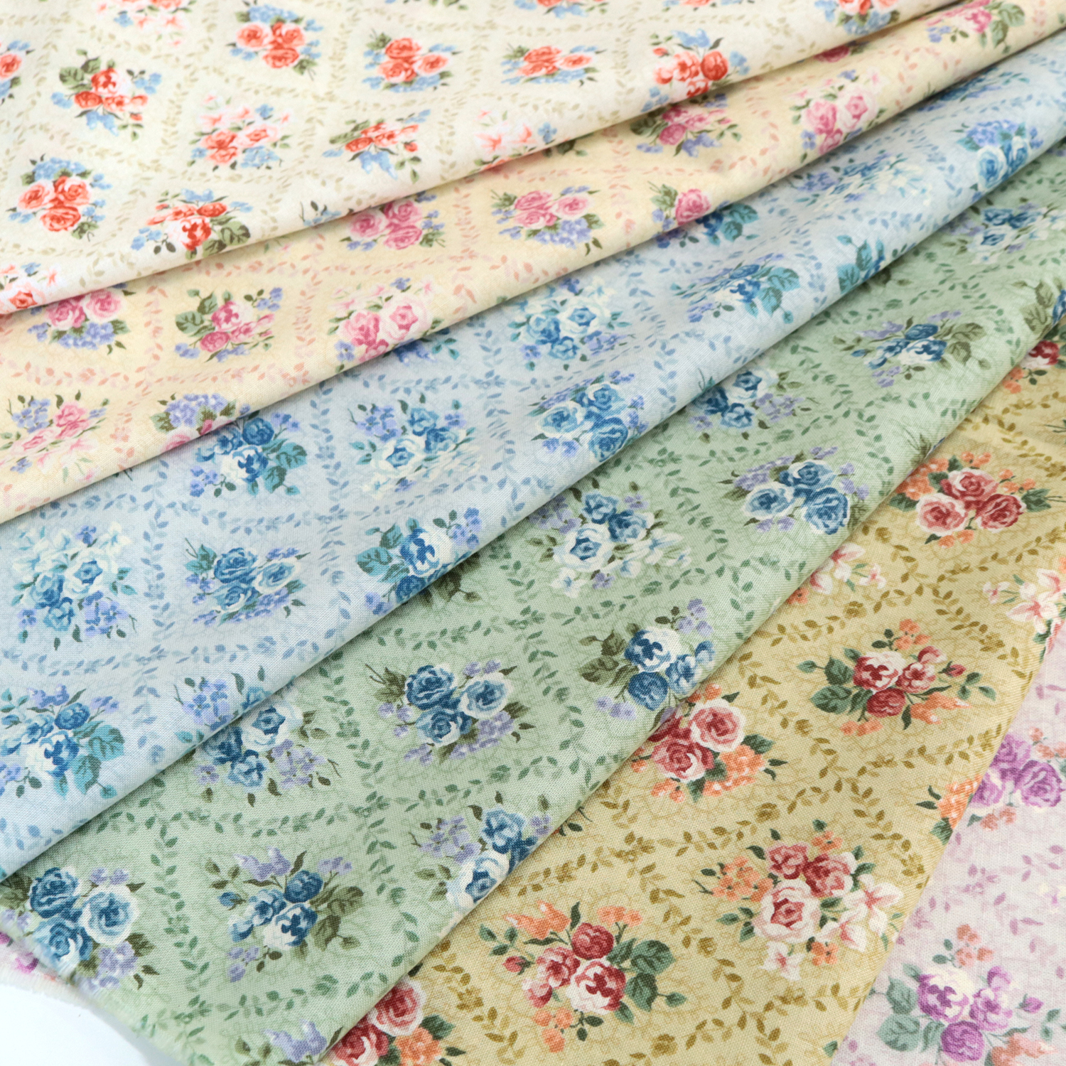 WP10689 Bouquet Argile, French Rose Series, Print Fabric 1m/unit (m)