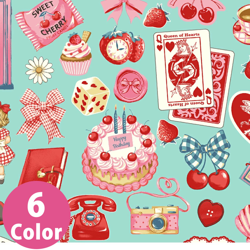 MS7070H-12 マーガレット＆ソフィー Margaret＆sophie 第8弾 ハッピーガールズコレクション 巾110cm 1m単位 (m)