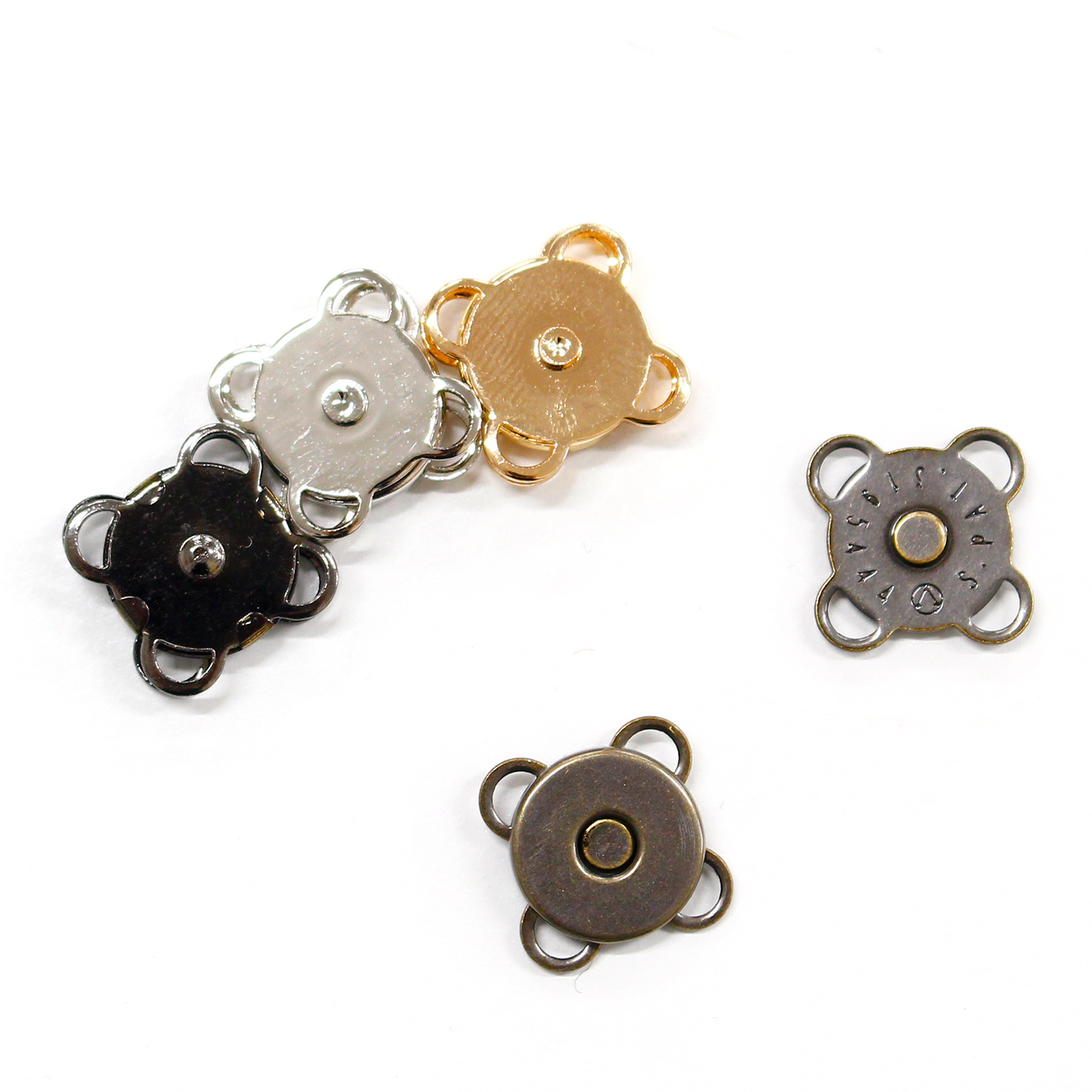 SM6 Thin Sew-on Magnet Closure Clasp 3pcs (bag)