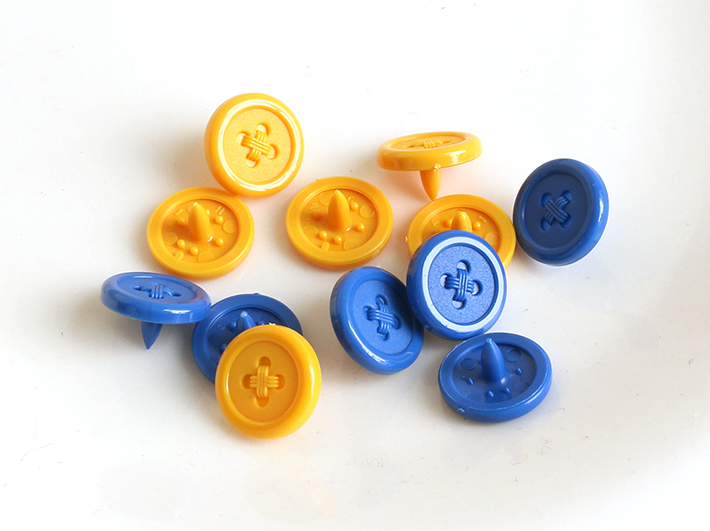 10/14まで】SBS-12SET-PE SUN BUTTON SNAP サンボタンスナップ 11.5mm 12色＋専用台座セット  (セット)「手芸材料の卸売りサイトChuko Online」