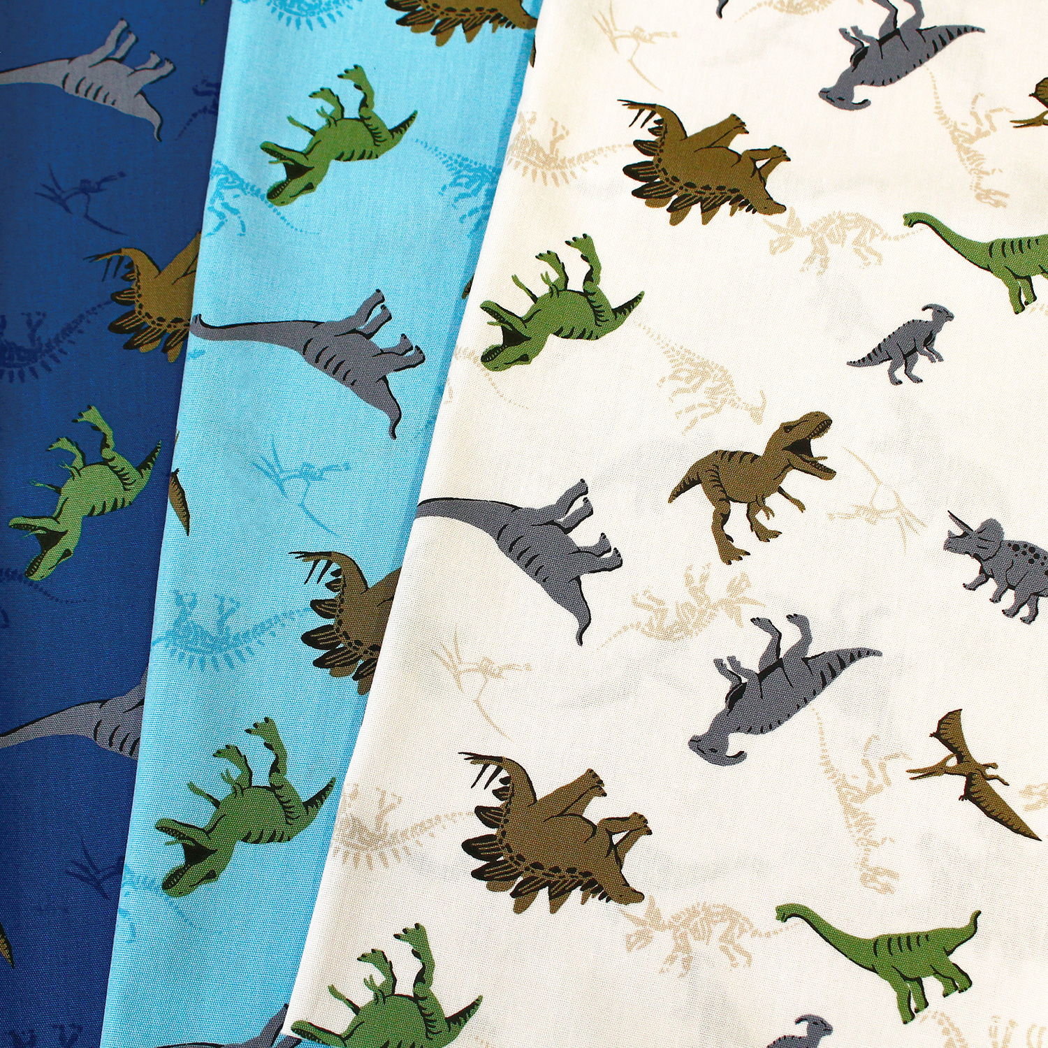 H7119-6 Cotton sheeting Dinosaur 1m unit (m)