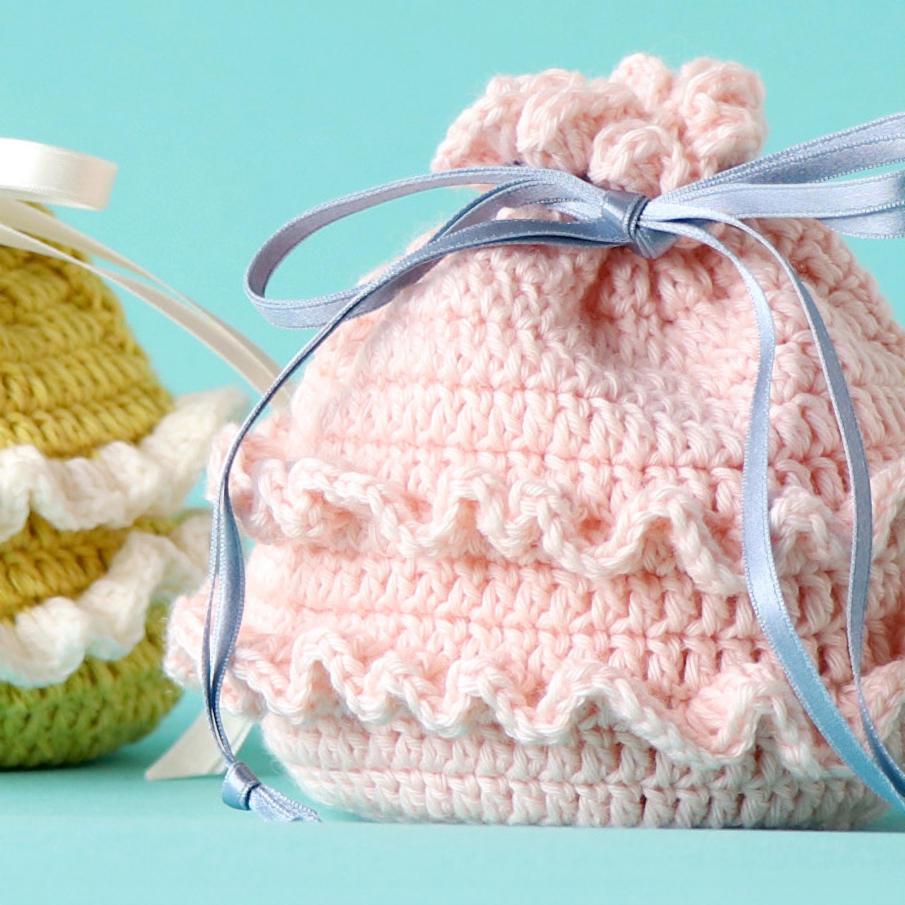 【受注会】REC30132 1玉でつくるまんまるフリルきんちゃく  レシピ(枚)