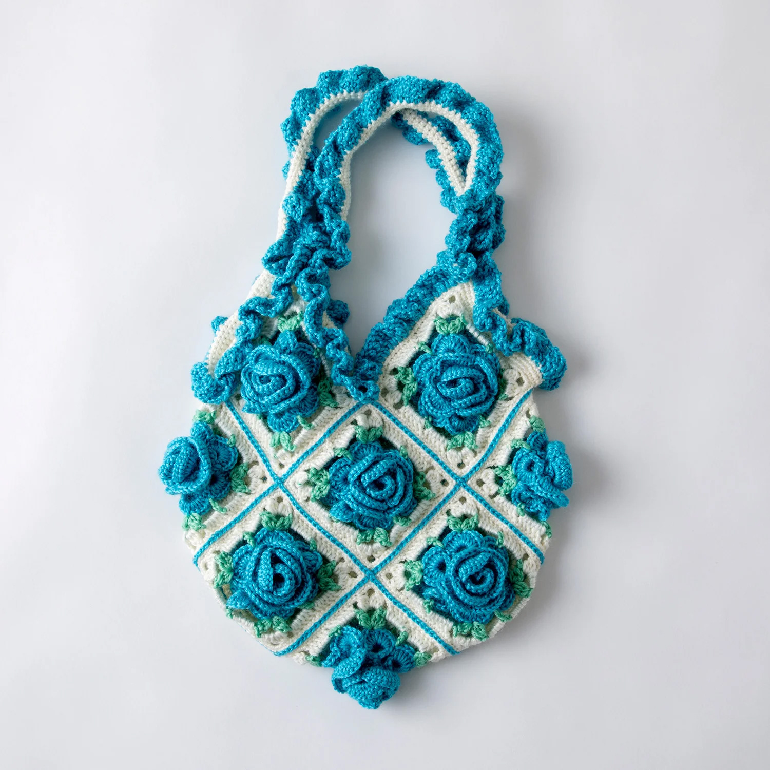 【受注会】REC30141 ばらのバッグ  レシピ(枚)