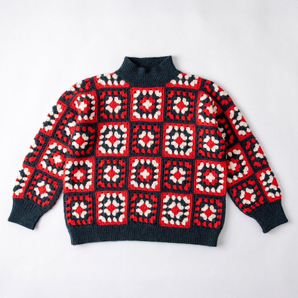 【受注会】REC30143 モチーフつなぎのセーター  レシピ(枚)