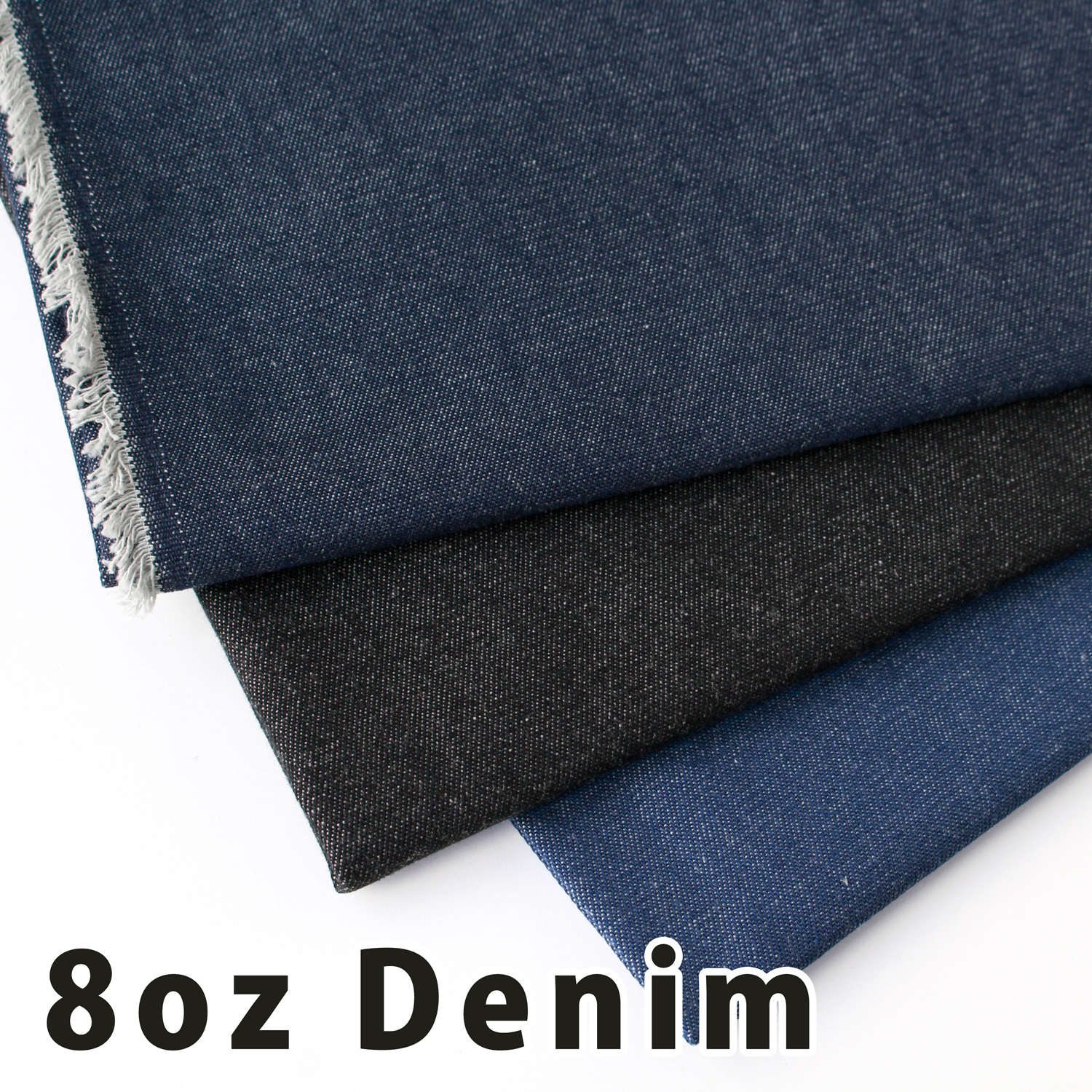 ICH5080　8oz Denim Fabric　1m/unit  (m)