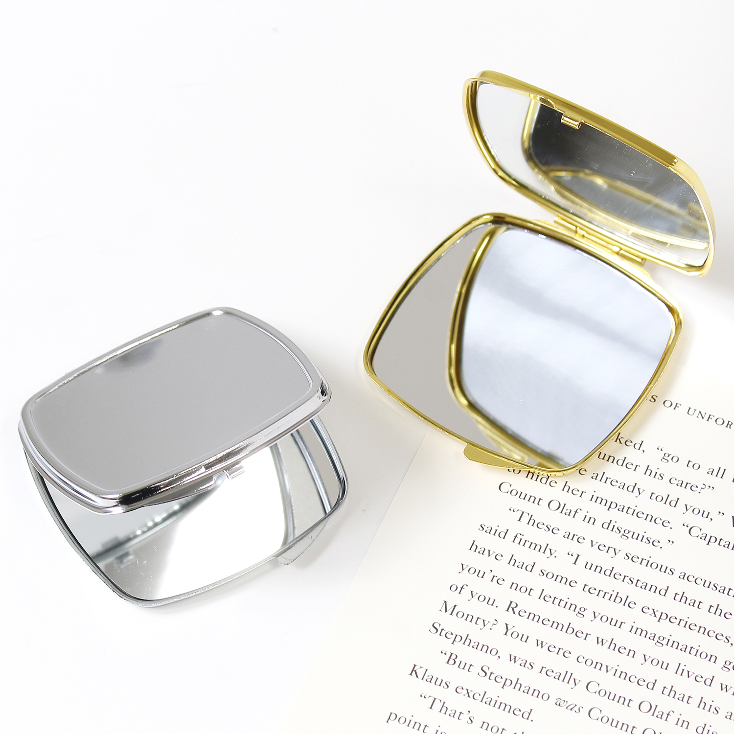 KE276-277 コンパクトミラー 四角型 1個入 (袋)