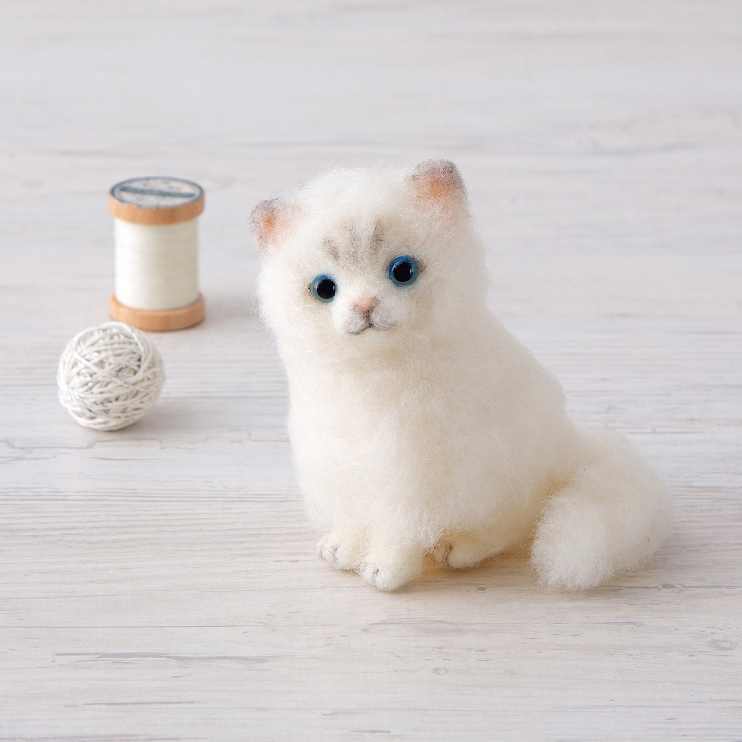 【お取り寄せ・返品不可】H441-666 アクレーヌでつくるペルシャ猫 フェルトキット (個)