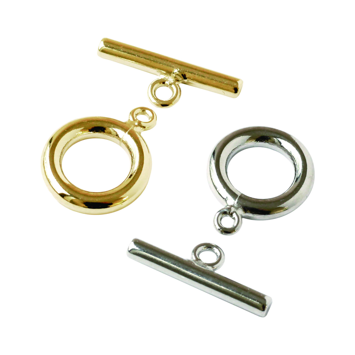 A4 Toggle Clasps Round big 5 sets (pack)