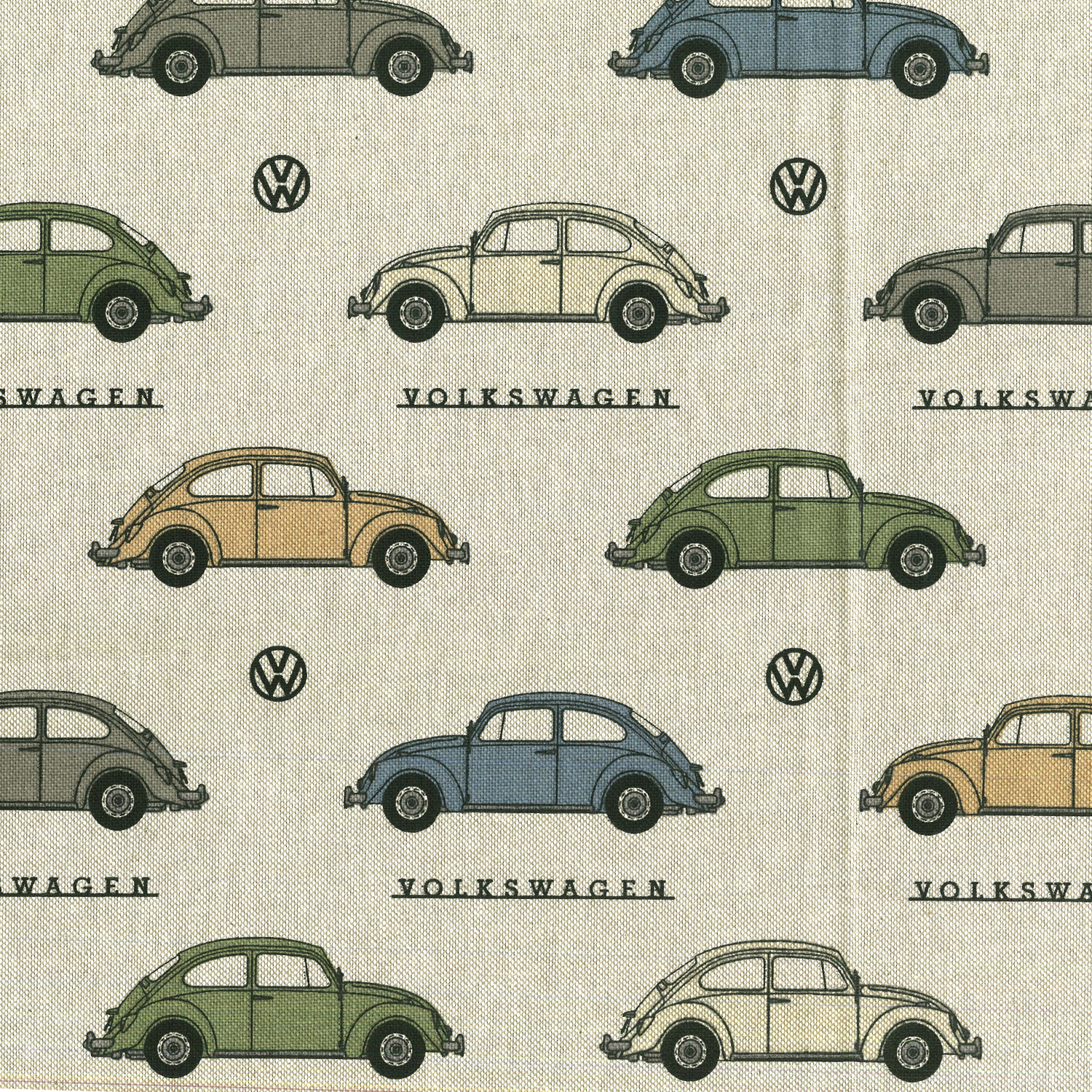 [Reservation] BB104630-1015 Car VOLKSWAGEN Oxford cloth Digital print Dutch import 140cm width 1m/unit (m)