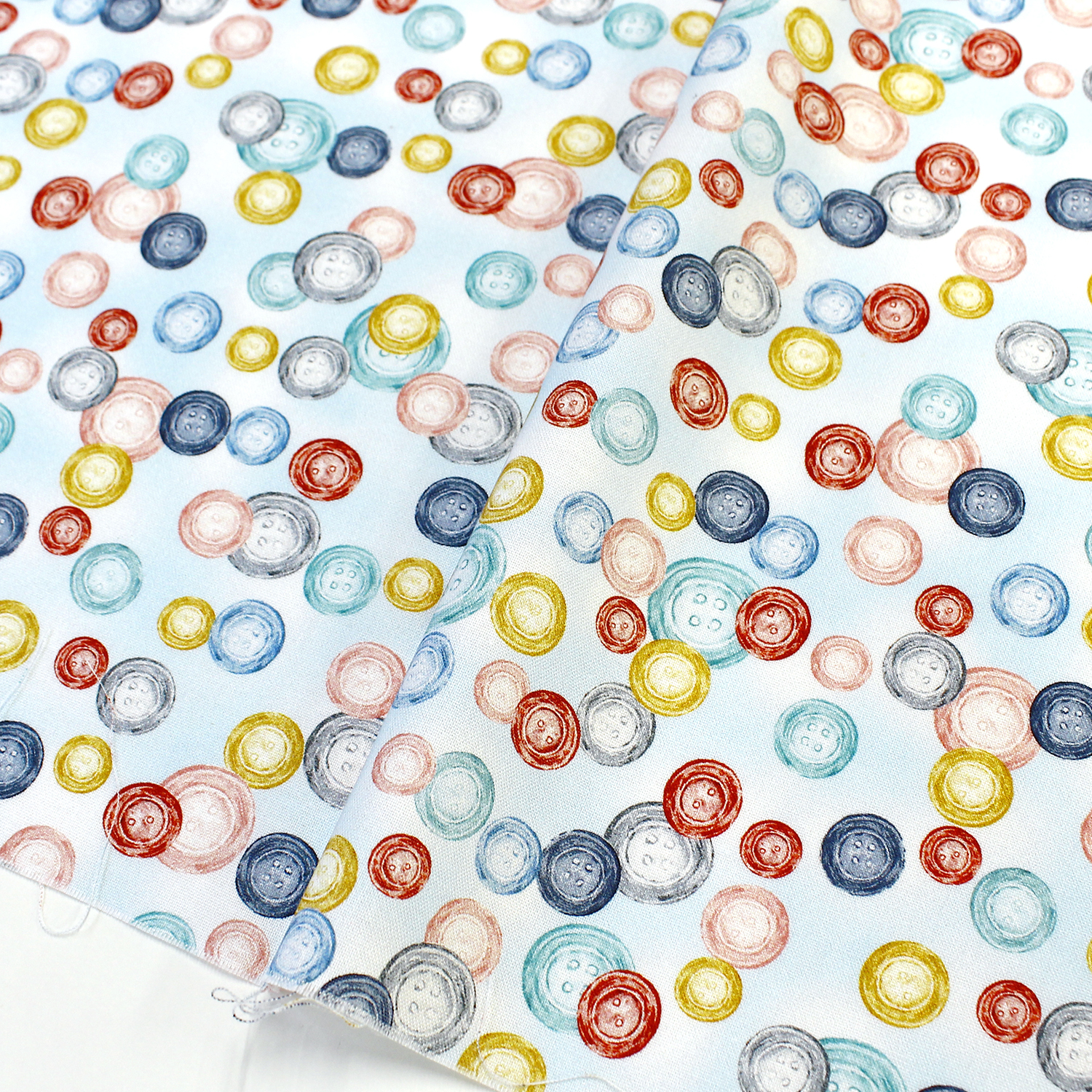 BENA14289-05 Button light blue BENARTEX Printed fabric 1m/unit (m)