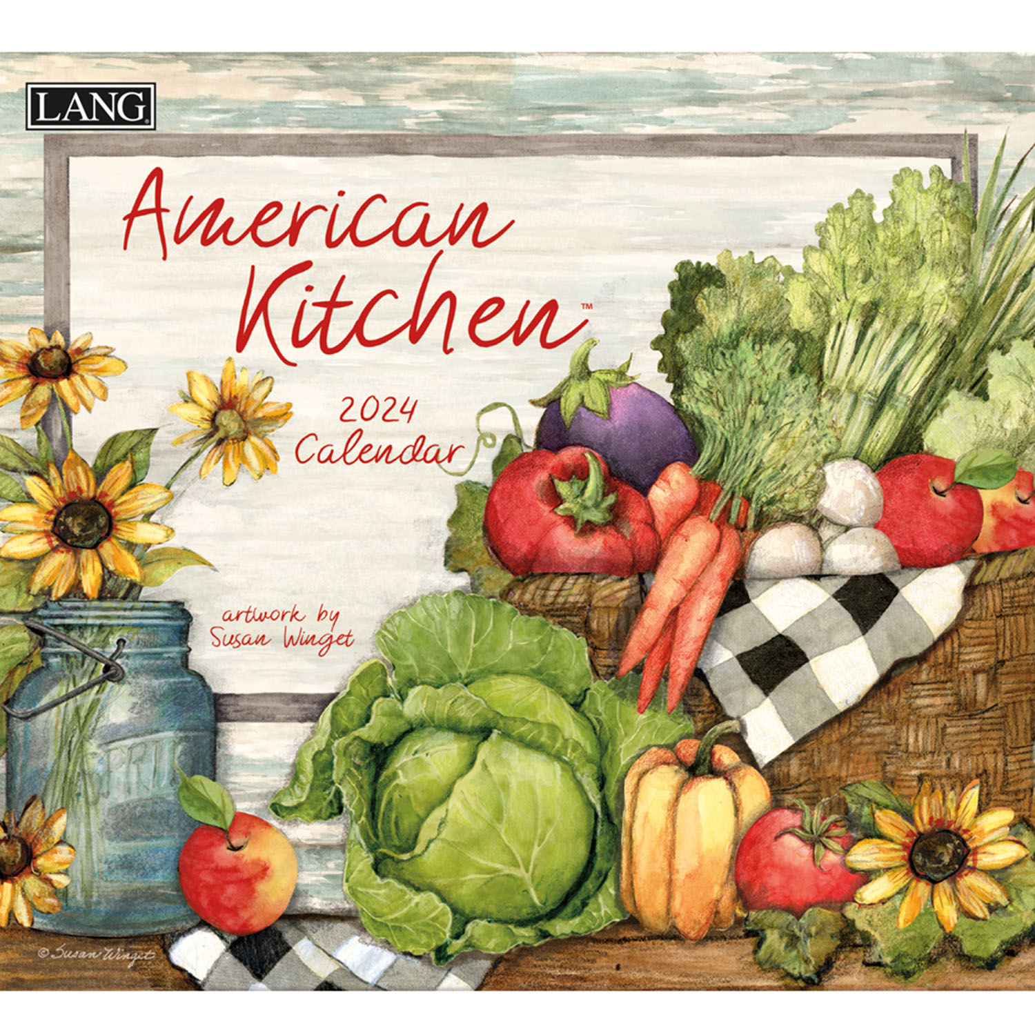 US570 2024年USAカレンダー AMERICAN KITCHEN (冊)「手芸材料の卸売り