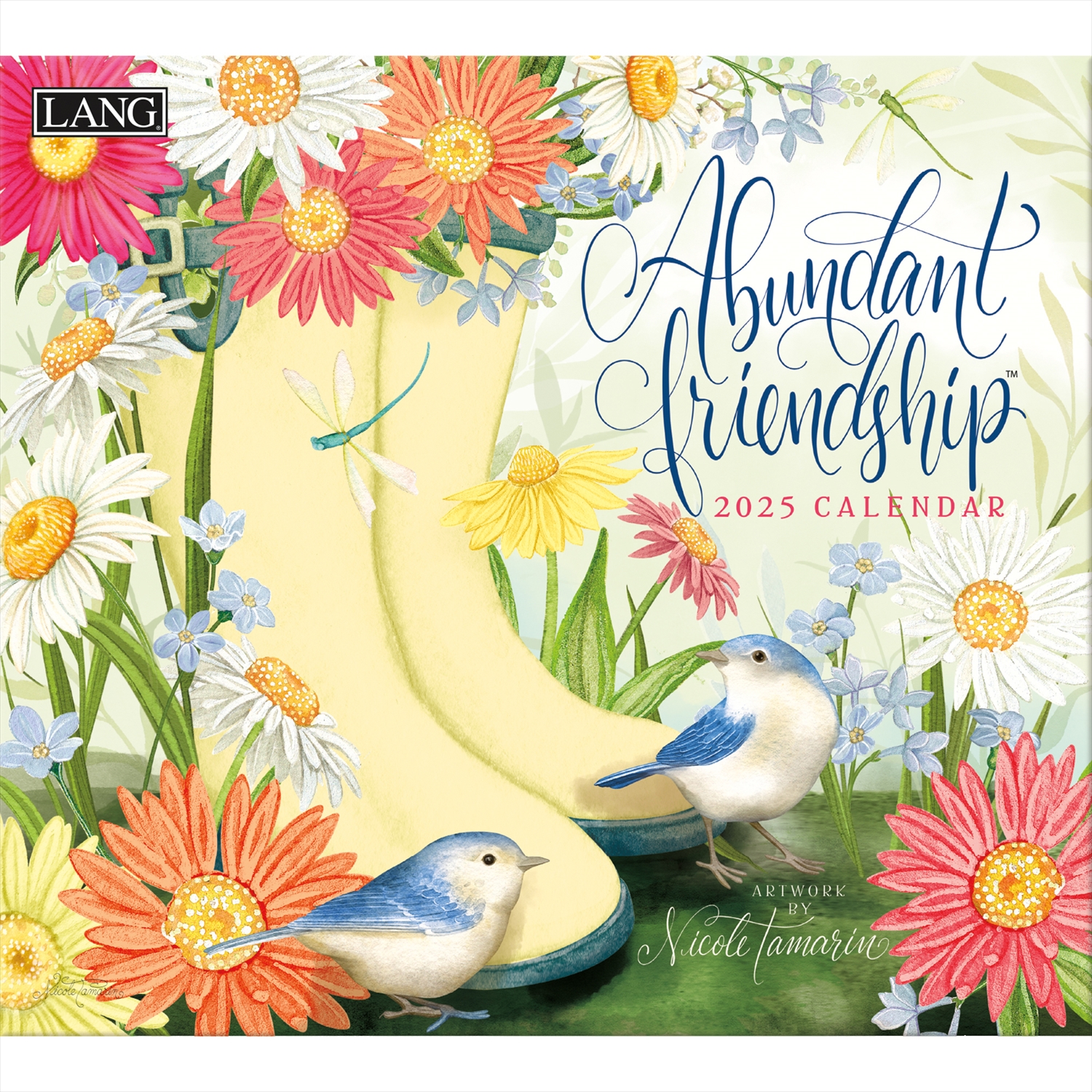 US581 2025 USA Calendar ABUNDANT FRIENDSHIP (book)