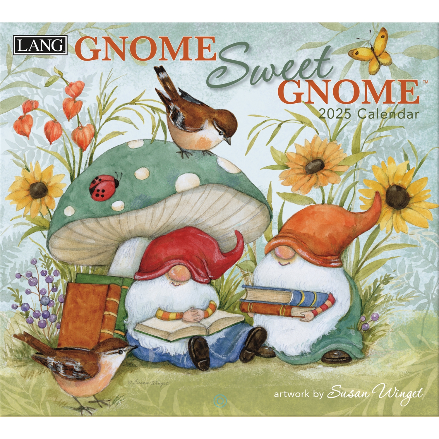 US585 2025 USA Calendar GNOME SWEET GNOME (book)