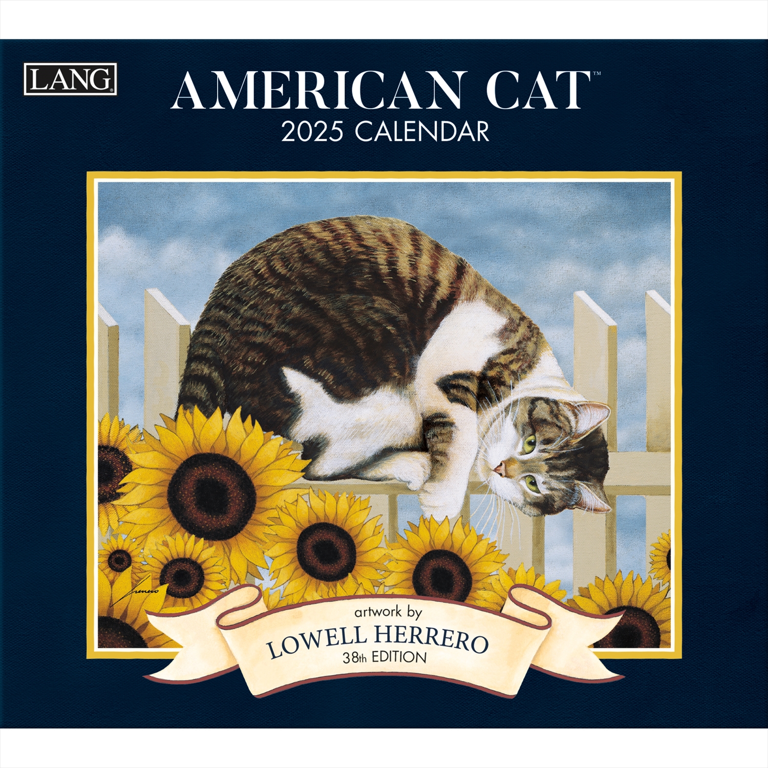 US587 2025 USA Calendar AMERICAN CAT (book)