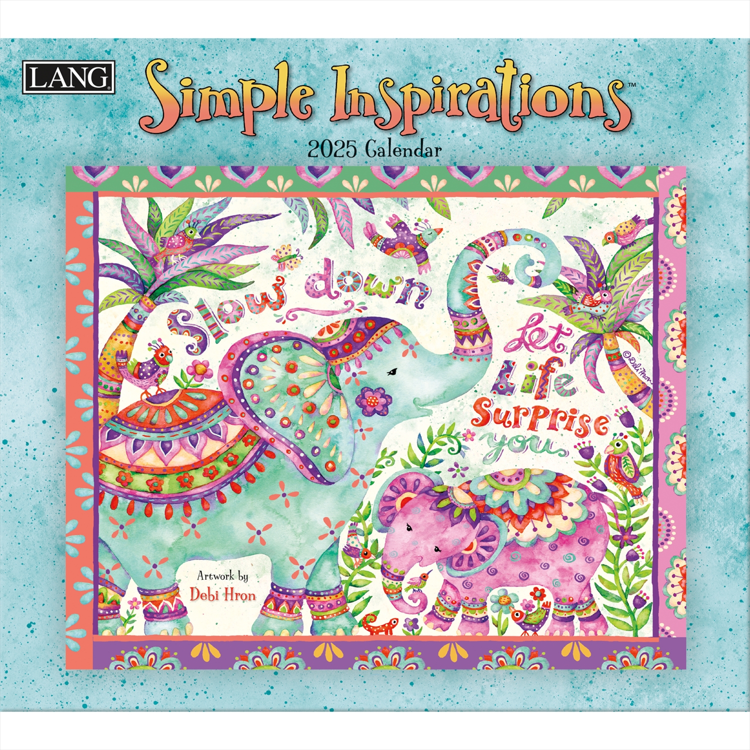 US590 2025 USA Calendar SIMPLE INSPIRATIONS (book)