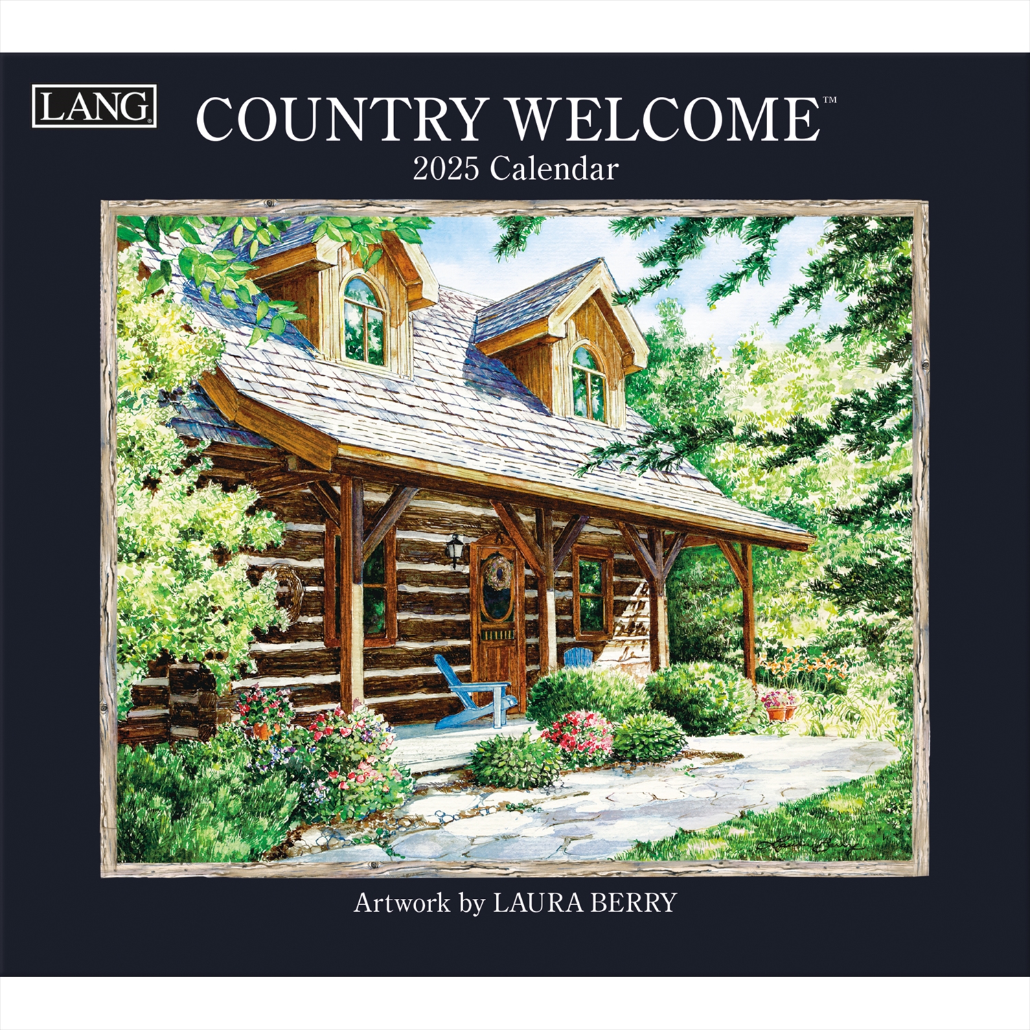 US592 2025 USA Calendar COUNTRY WELCOME (book)