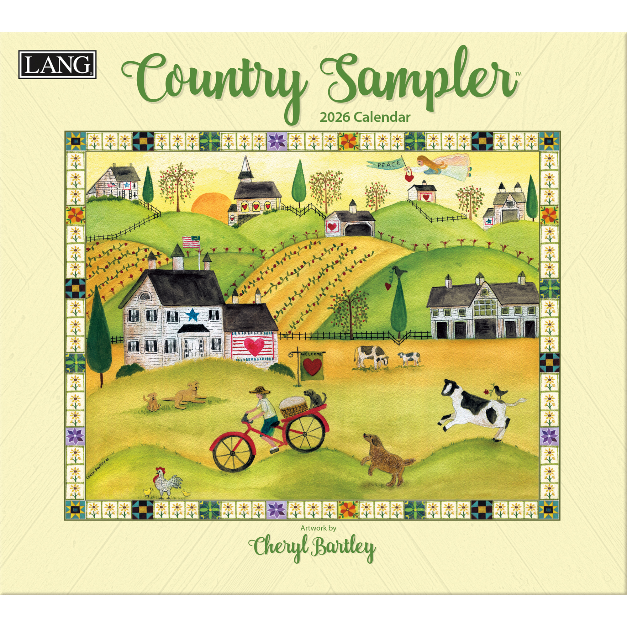 US26F 2026年壁掛けカレンダー USA製 COUNTRY SAMPLER (冊)