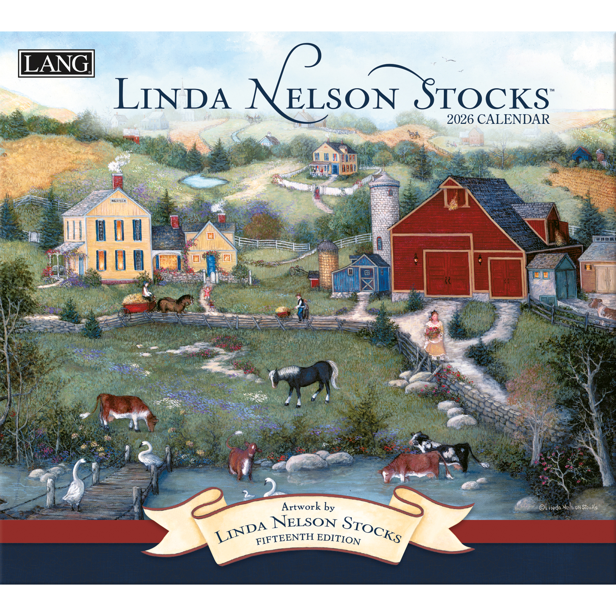 US26L 2026年壁掛けカレンダー USA製 Linda Nelson Stocks (冊)