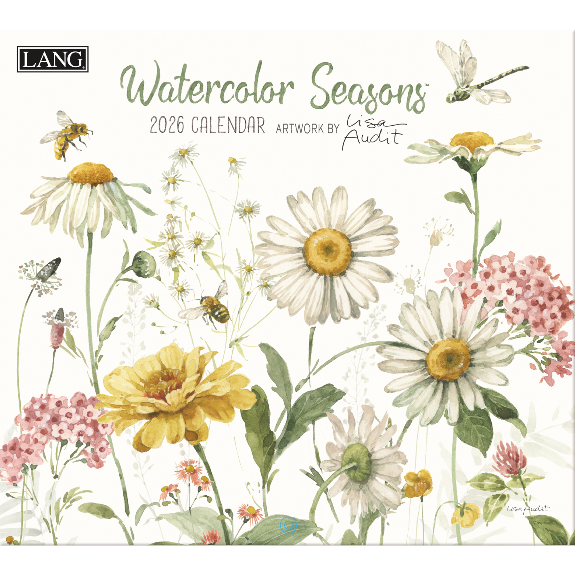 US26O 2026 USA Calendar Watercolor Seasons (pcs)