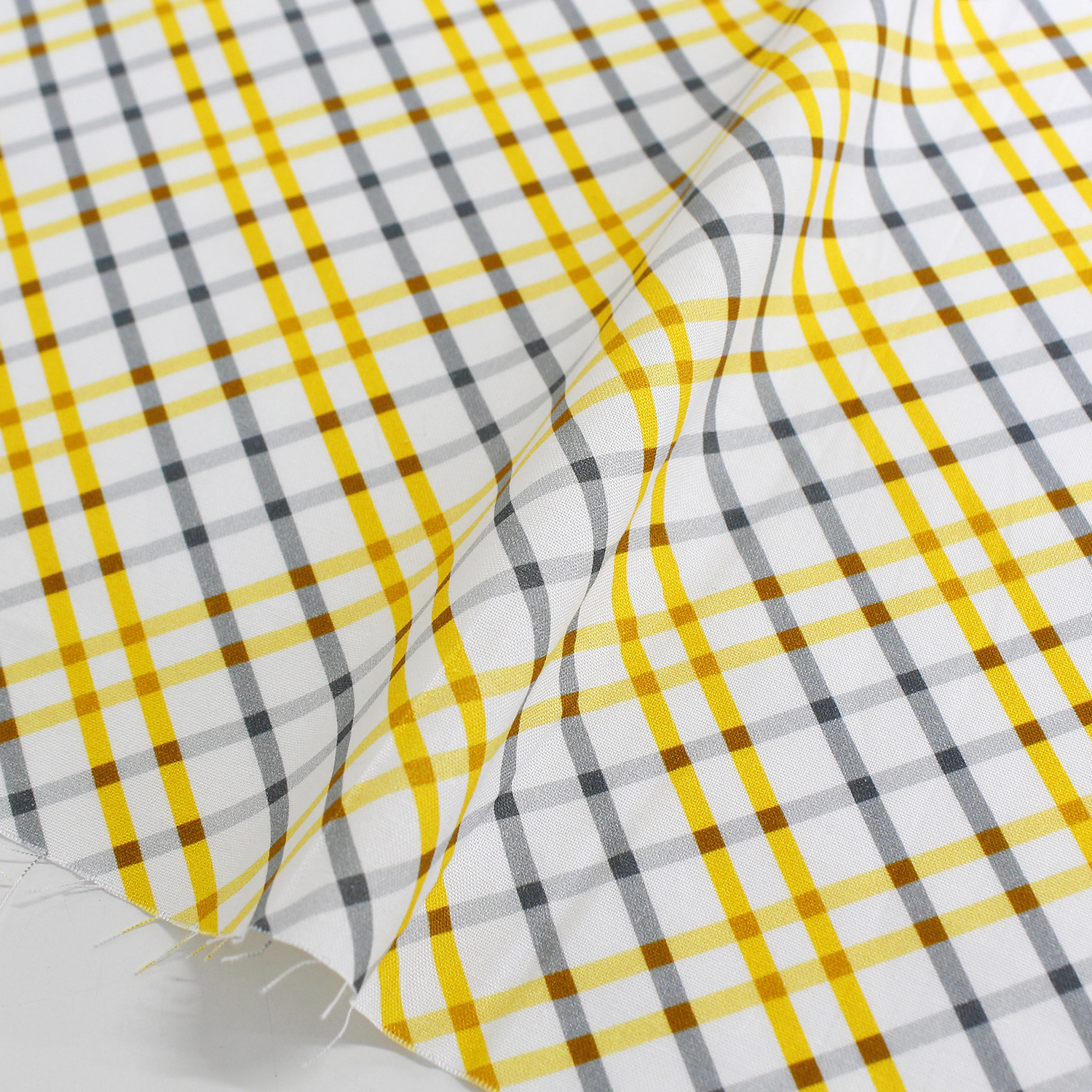 【1128新柄】MICH11817-W チェック 黄×黒 Michael Miller マイケルミラー USAプリント 1m単位 (m)