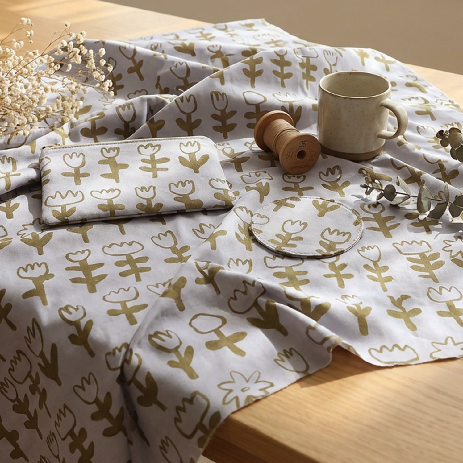 ■MEB-8R-C1 MAISON,bornne BENEBENE シーチング 巾約138cm 原反約8m (巻)