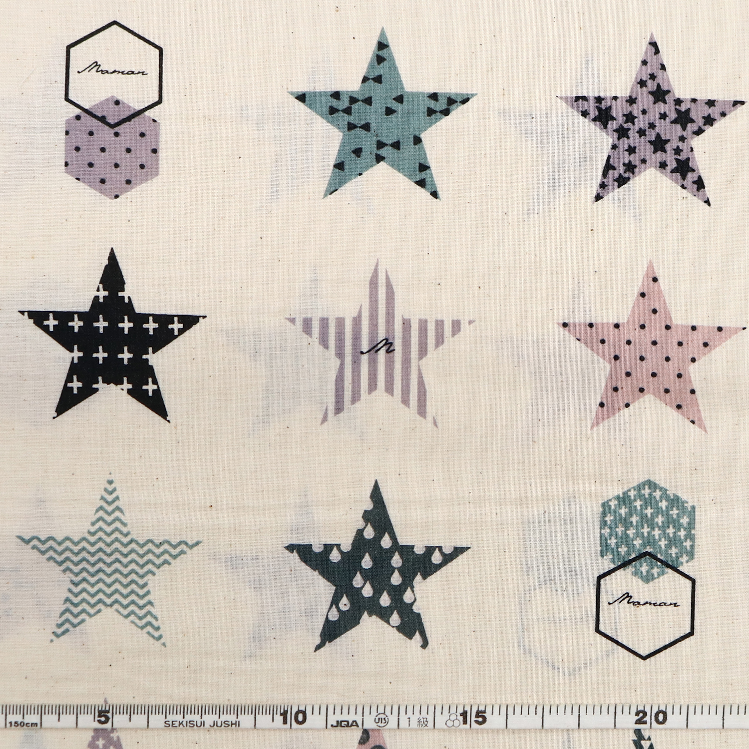 【WEB限定・輸入原反特価】■DM202602-O USAプリント生地 巾約110cm 原反特価 (巻)