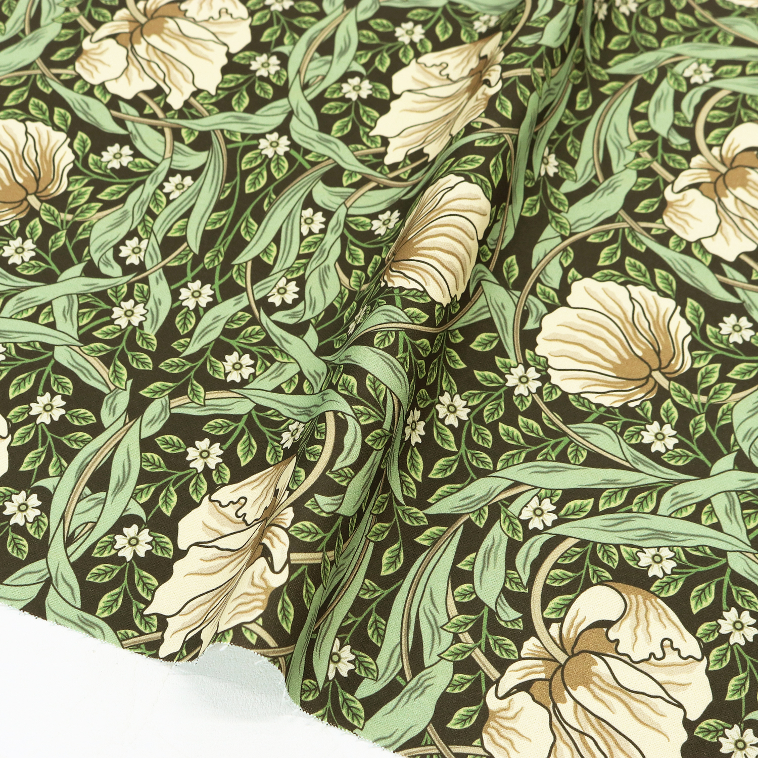 AS21436-15 William morris Ox printed Fabric from Spain width 140cm 1m/unit (m)