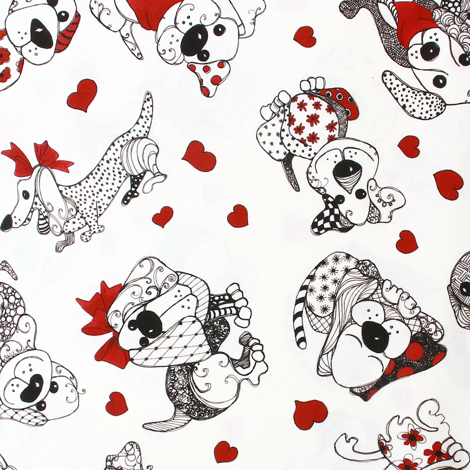 Loralie Designs US Print Fabric 110cm x 1m (m)