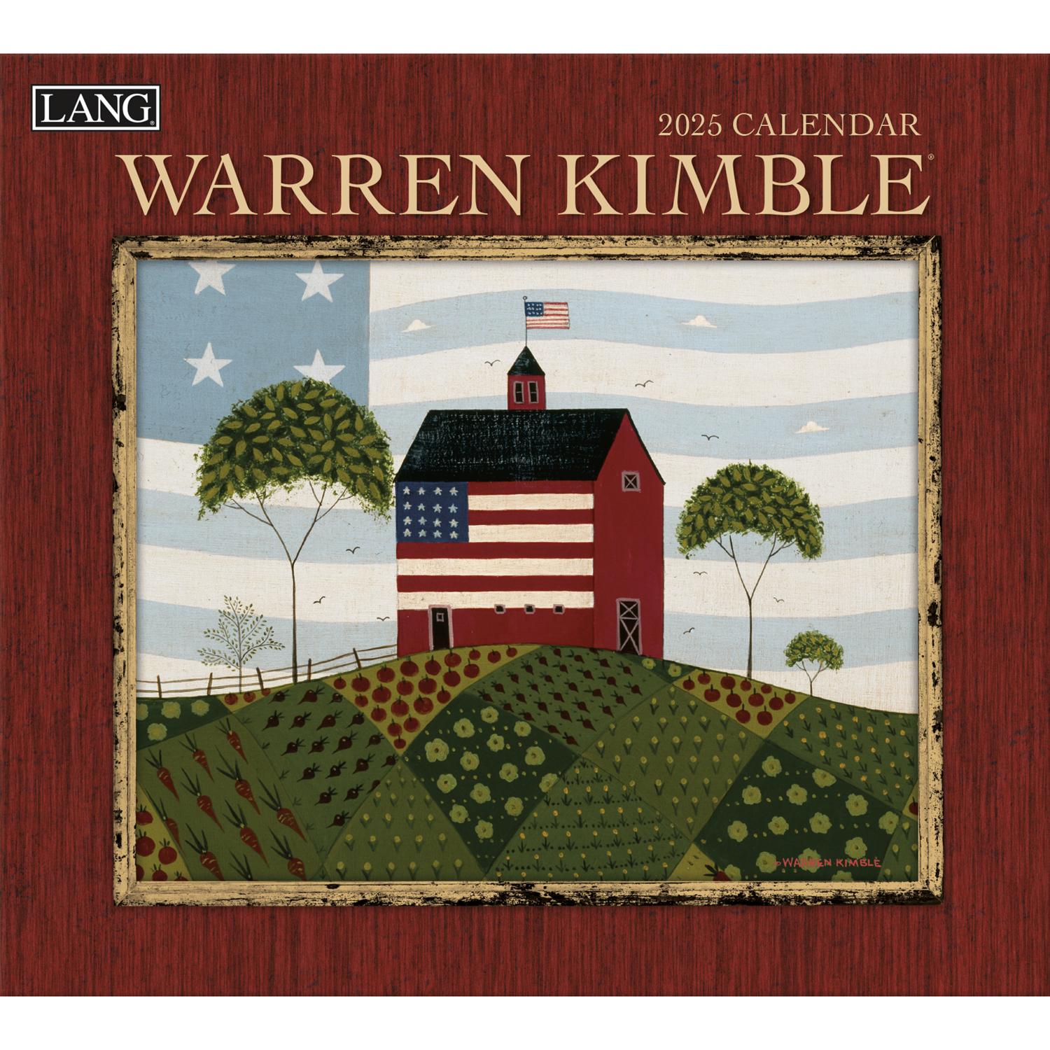 US25-H 2025 USA Calendar WARREN  KIMBLE (book)